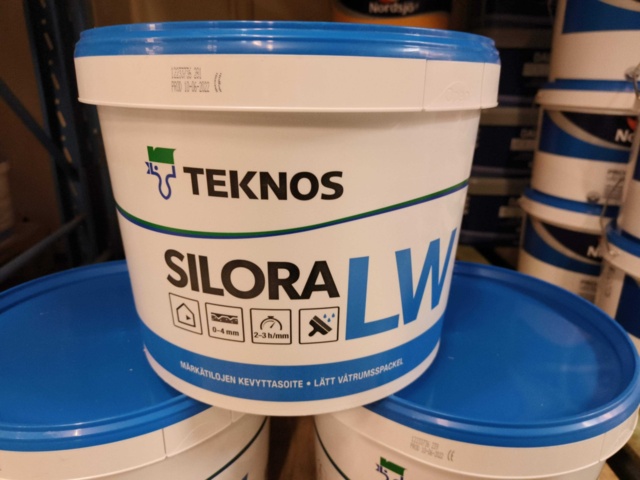 1000407-2 Light Wet room putty Teknos SILORA LW - 30 Liter
