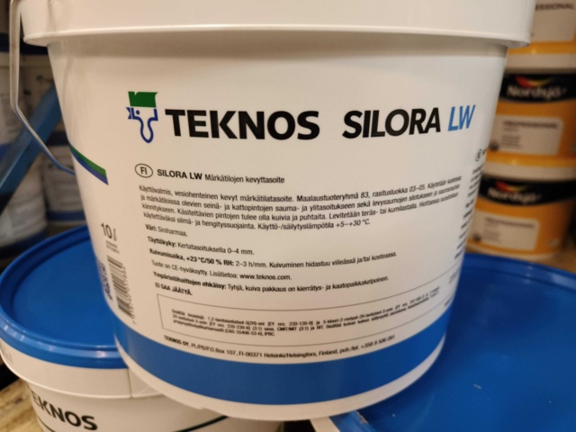 1000407-6 Light Wet room putty Teknos SILORA LW - 30 Liter