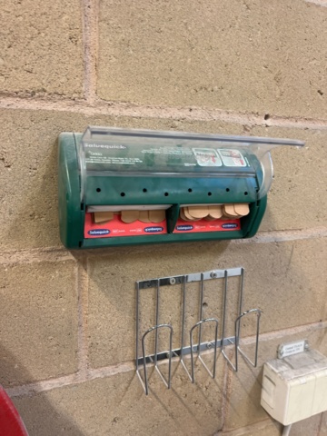 1117381-3 First Aid Kit & Hand Sanitizer Dispenser