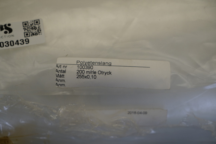 1030439-2 SILA exhaust hose for SILA 600/700 - 255 x 0.10mm