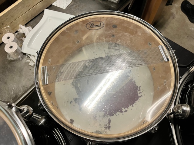 1132487-7 Drums Pearl Target, pouches and stands