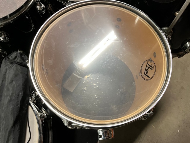 1132487-8 Drums Pearl Target, pouches and stands