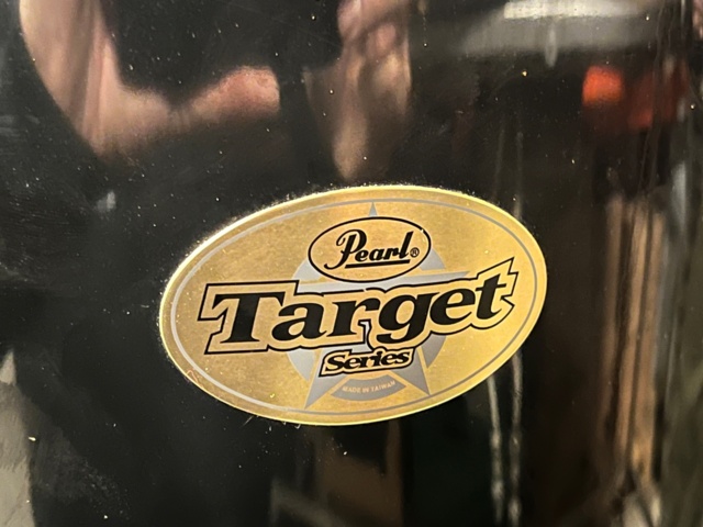 1132487-9 Drums Pearl Target, pouches and stands