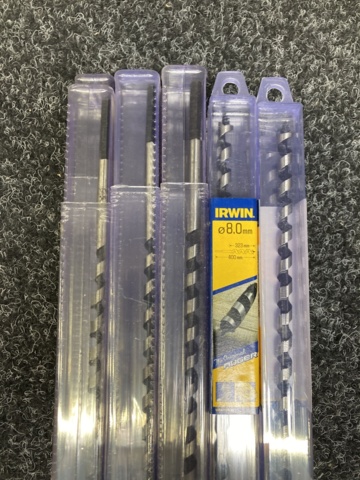 1126652-1 10 pcs Irwin Auger drill bits 8.0x400mm