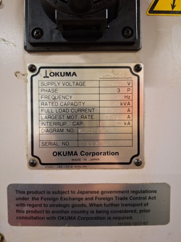 1133102-14 CNC Multiplexer Okuma MA-400HA