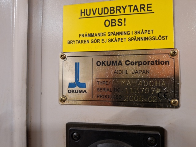 1133102-15 CNC Multiplexer Okuma MA-400HA
