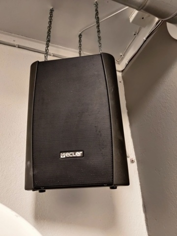 1132782-1 3 speakers Ecler Verso 8 & Phonic SE-207