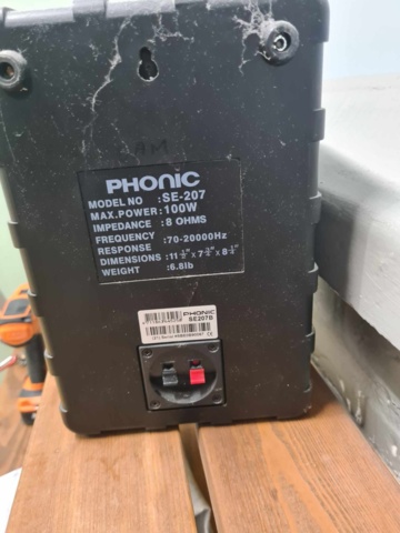 1132782-4 3 speakers Ecler Verso 8 & Phonic SE-207