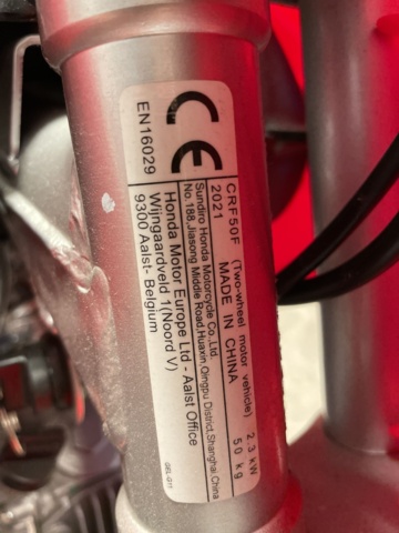 1067022-6 Minicross Honda CRF 50F - New