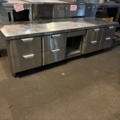 898594-1 Grill cooler without compressor with 8 drawers. Sold as a grill bench.