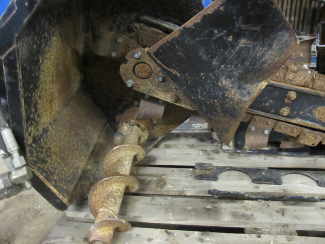 636840-5 Ditchwitch ditch plow with Schaffer attachment