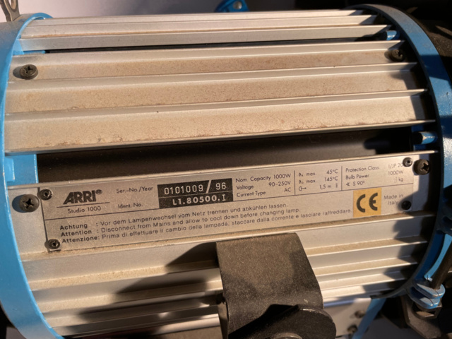 1134127-4 Arri Studio 1000 valaisin x 4
