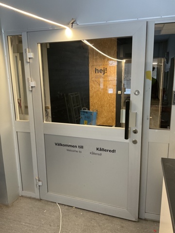 1120608-5 Entredörr Aluminium/Glas Vä 20/22