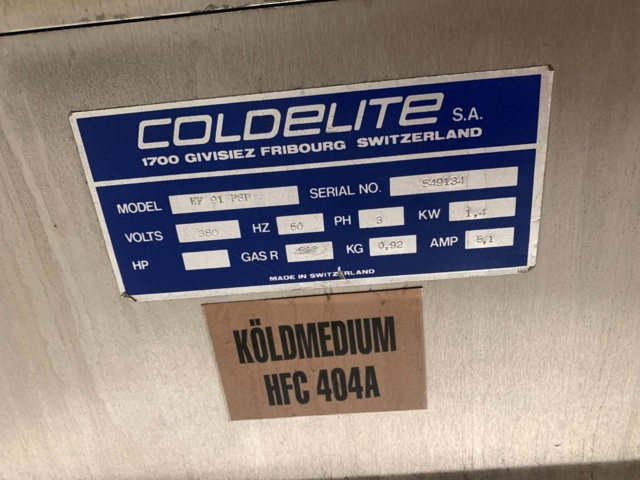 1034912-8 Ice cream machine Coldelite EF-91PSP