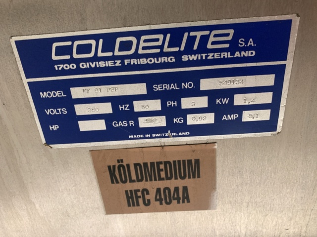 1034912-9 Ice cream machine Coldelite EF-91PSP