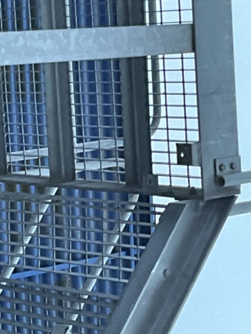 1120674-13 Galvanized escape stairs