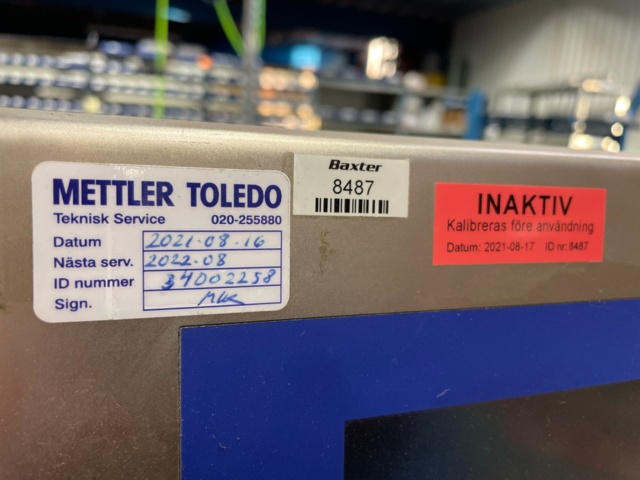 1134314-3 Scale - Mettler Toledo XS2