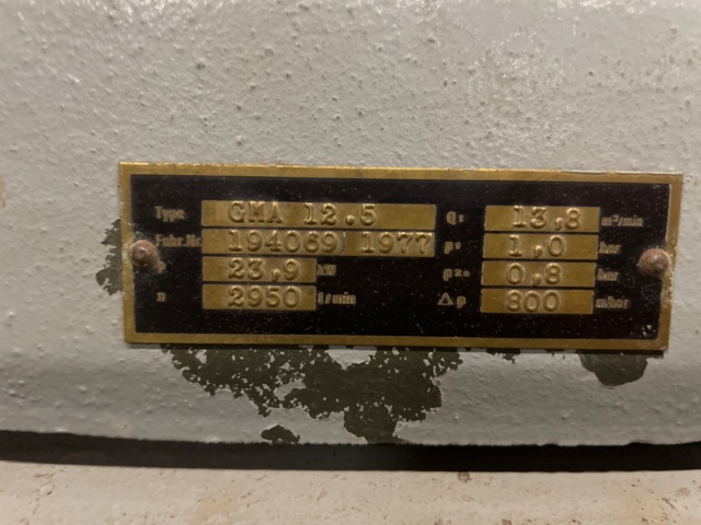 1134319-3 Blower - GMA 12.5