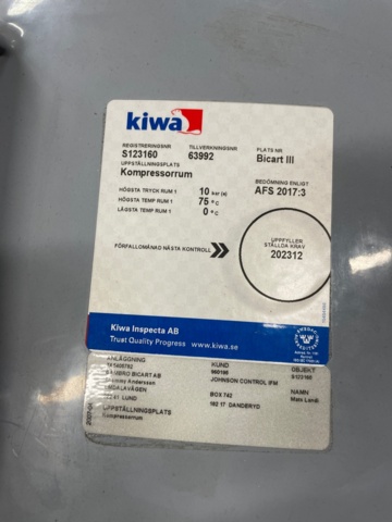 1134333-3 Tank 2000L - Atlas Copco