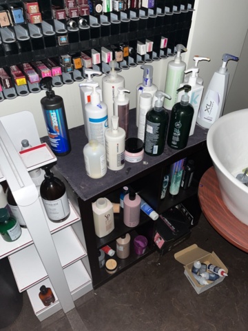 1131510-3 Color Mixing Station - Batch of Colors Including Stands & Carts