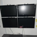 1131522-7 Surveillance system with recorder & 4 screens