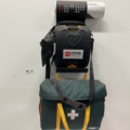1131631-1 Defibrillator, first aid kit and board