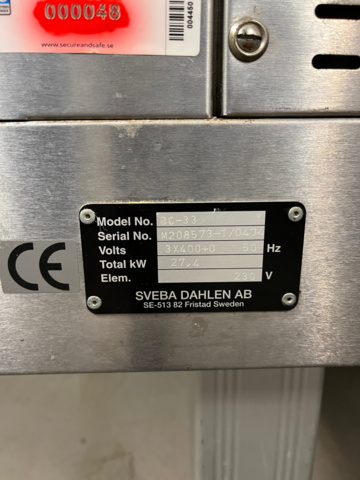 1039829-2 Pizza oven - Sveba Dahlen Classic DC-33