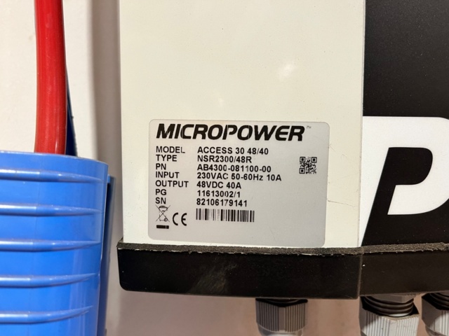 1138728-2 Battery charger MicroPower Access 30 48/40