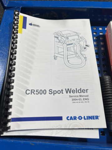1117491-12 Spot welder Car-o-Liner CR500 -2003ink parts machine
