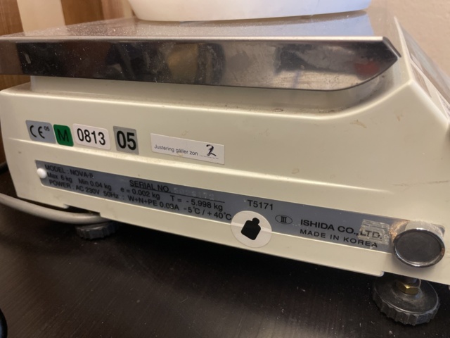 1110212-2 Price scale Ishida Nova-II