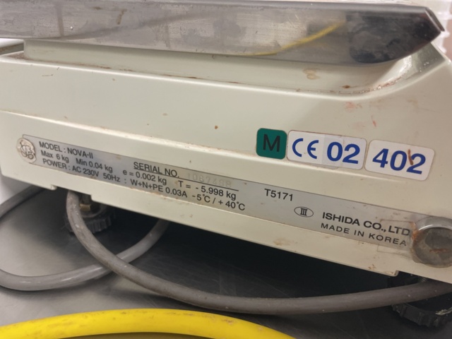 1110250-4 Price scale Ishida Nova-II