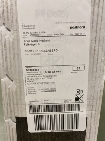 1124460-4 55" Ultra HD TV with HDR 10 & Dolby Vision Skantic B5531UHD