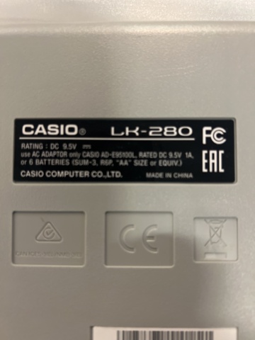 1069536-5 Casio LK-280 synt