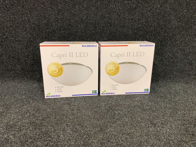 1138775-2 2 ceiling lights Malmbergs LED Capri II