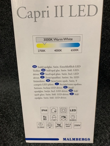 1138775-3 2 ceiling lights Malmbergs LED Capri II