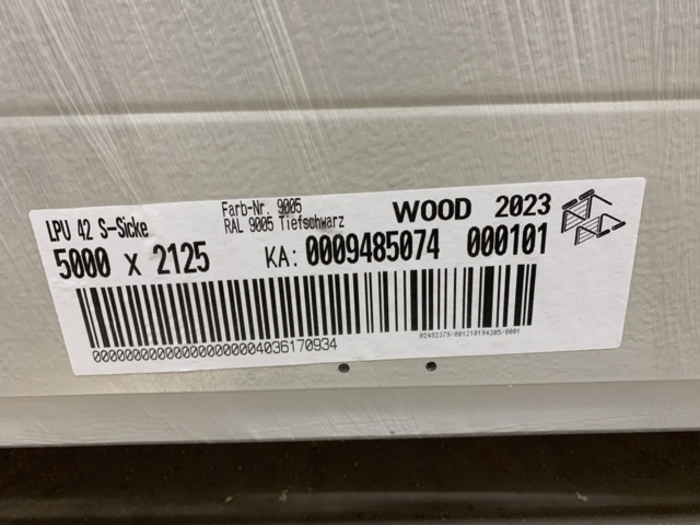 1065385-8 Garage door Hörmann LPU 42 with S-Sicke