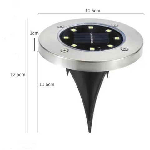 1138906-1 6 st Solcellsdriven Markbelysning