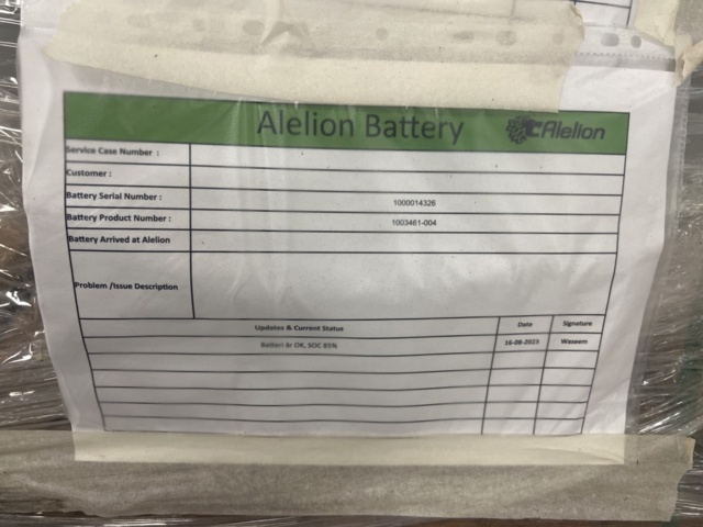 1053034-7 Truck batteries Alelion 8pcs 25.9V/196Ah/5.0kWh