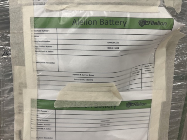 1053034-8 Truck batteries Alelion 8pcs 25.9V/196Ah/5.0kWh