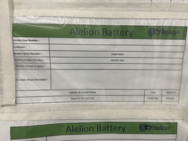 1053034-10 Truck batteries Alelion 8pcs 25.9V/196Ah/5.0kWh