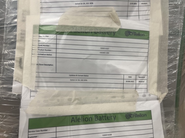 1053034-11 Truck batteries Alelion 8pcs 25.9V/196Ah/5.0kWh