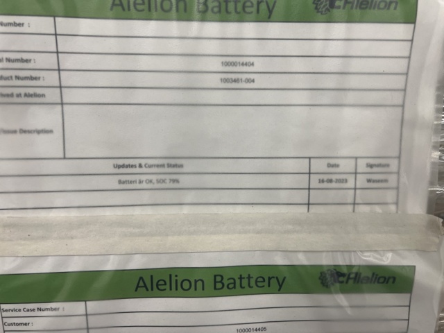 1053034-12 Truck batteries Alelion 8pcs 25.9V/196Ah/5.0kWh