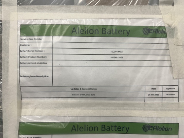 1053034-13 Truck batteries Alelion 8pcs 25.9V/196Ah/5.0kWh