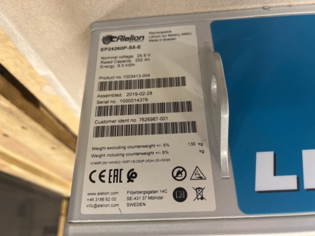 1053030-3 EasyPower Lithium Ion Battery EP24260P-S5-E