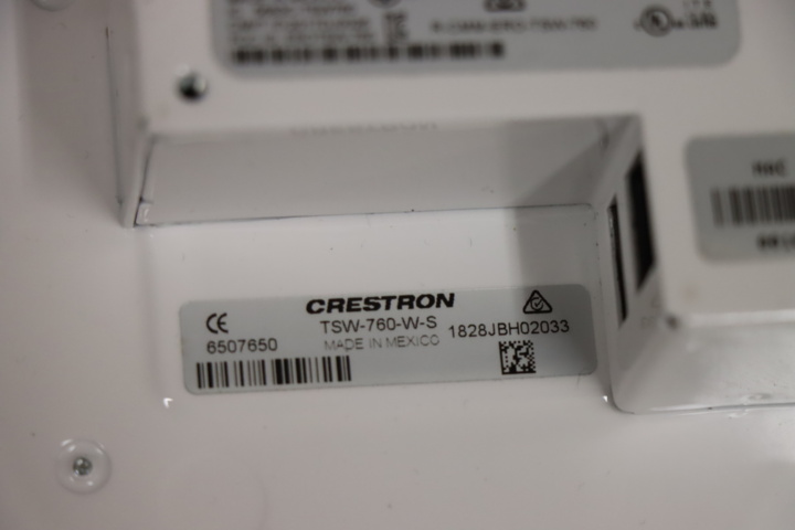 1034340-4 Touch panel for control system Crestron TSW-760-WS