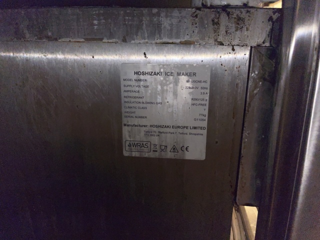 1131698-9 Ice machine Air cooled - Hoshizaki IM-100CNE-HC