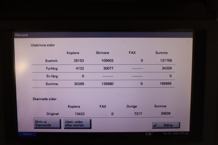 1034365-6 Printer with sorter Kyocera TASKalfa 4550ci