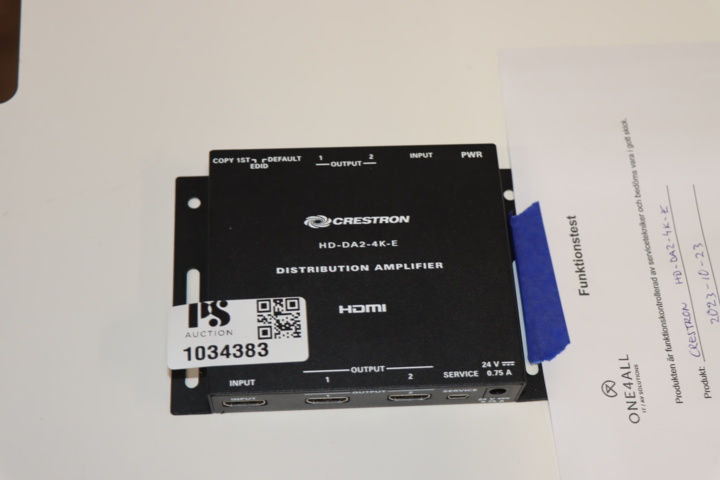 1034383-5 Crestron Distribution Amplifier