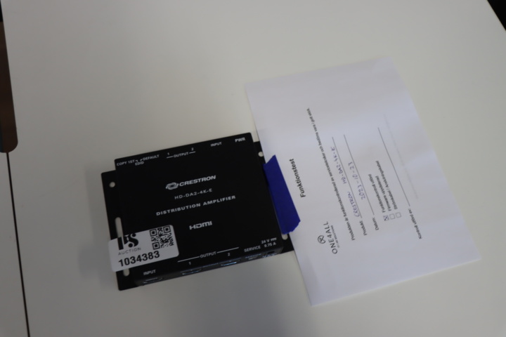 1034383-3 Crestron Distribution Amplifier