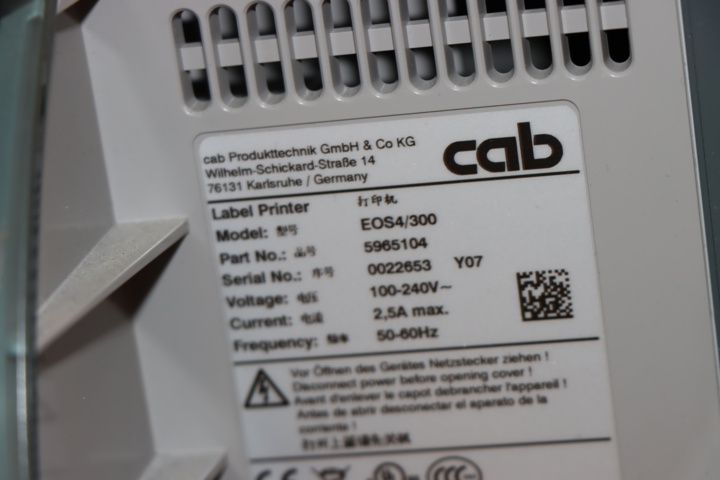 1034407-7 Label printer CAB EOS4 /300